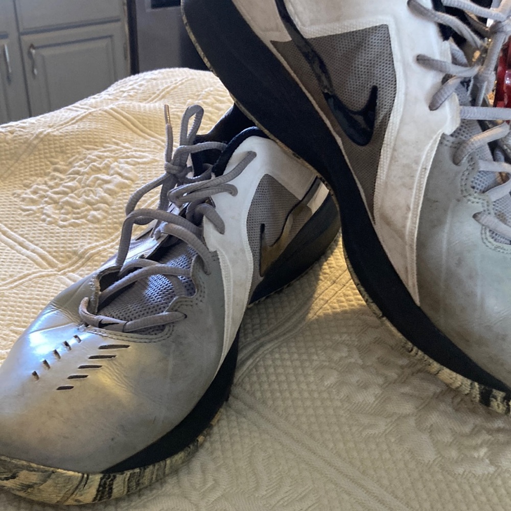 Size 13 men, air Nike, grey with a little mesh good condition